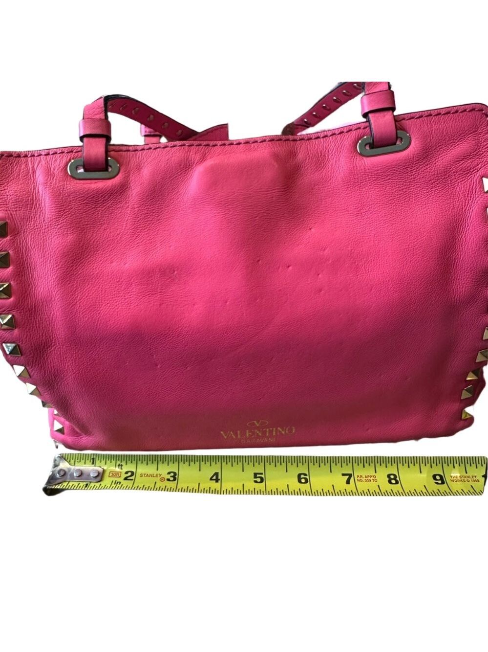 Valentino Pink Rockstud Tote - Picture 3 of 9